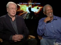 Michael Caine and Morgan Freeman The Dark Knight Rises Interview